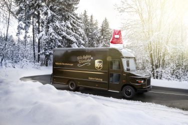 UPS Spendenaktion 2016 curvy winter street TIR transNews