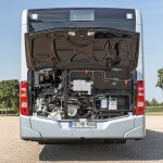 Es sind keine orangen «Hochspannungskabel» sichtbar. Durch die 48-V-Technik braucht es keine spezielle Einweisung für die Mechaniker.