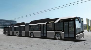 24-Meter-Doppelgelenk-Trolleybus von Solaris TIR transNews
