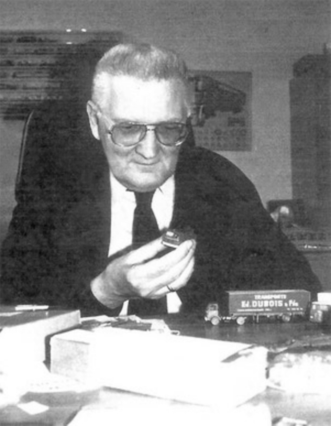 Marcel Roskopf Miniaturmodelle Saurer TIR transNews