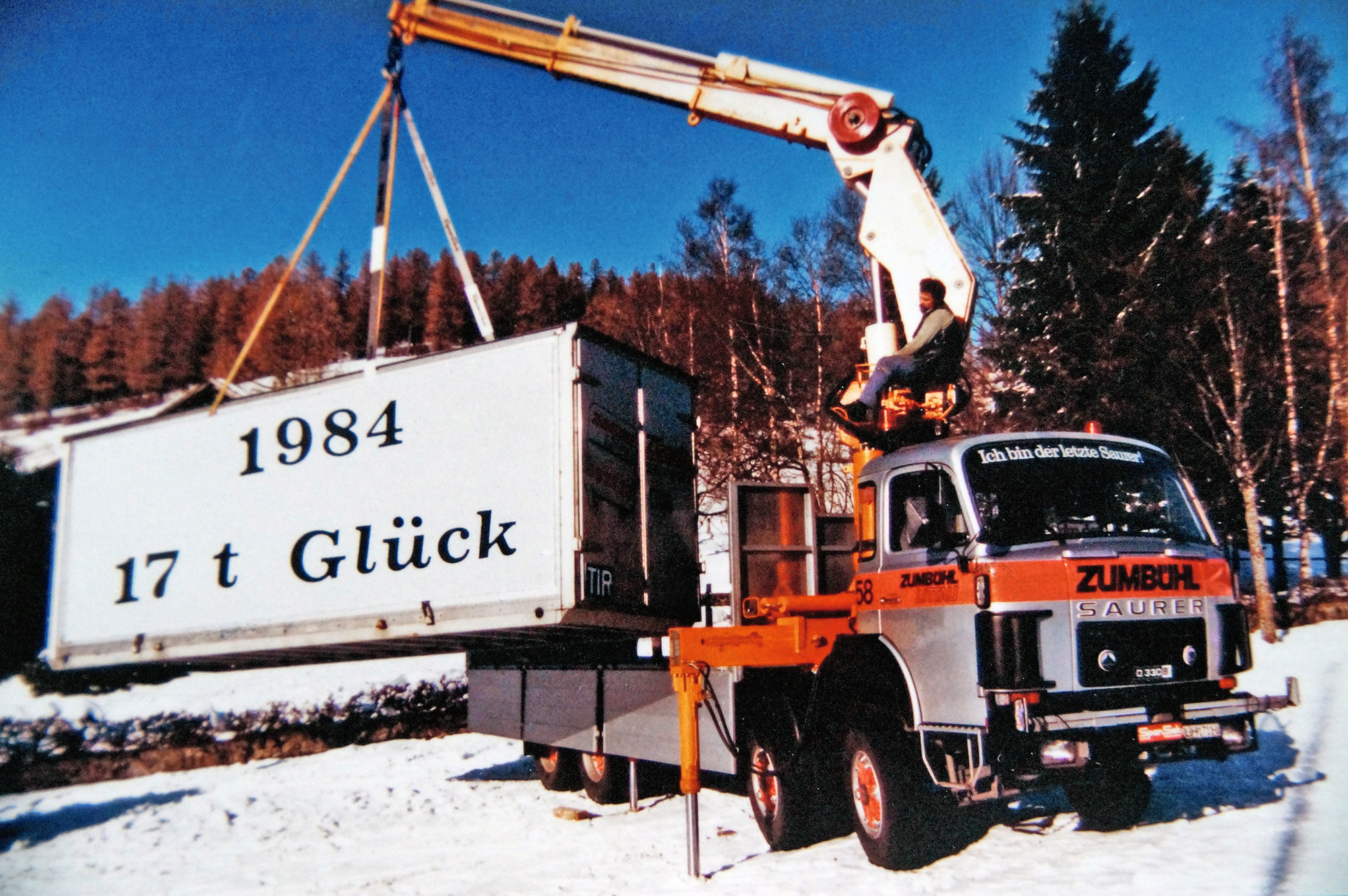 Der letzte Saurer 1983 Zumbühl TIR transNews