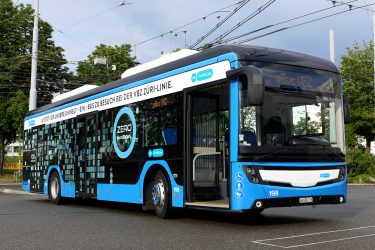Caetano-Batteriebus VBZ TIR transNews