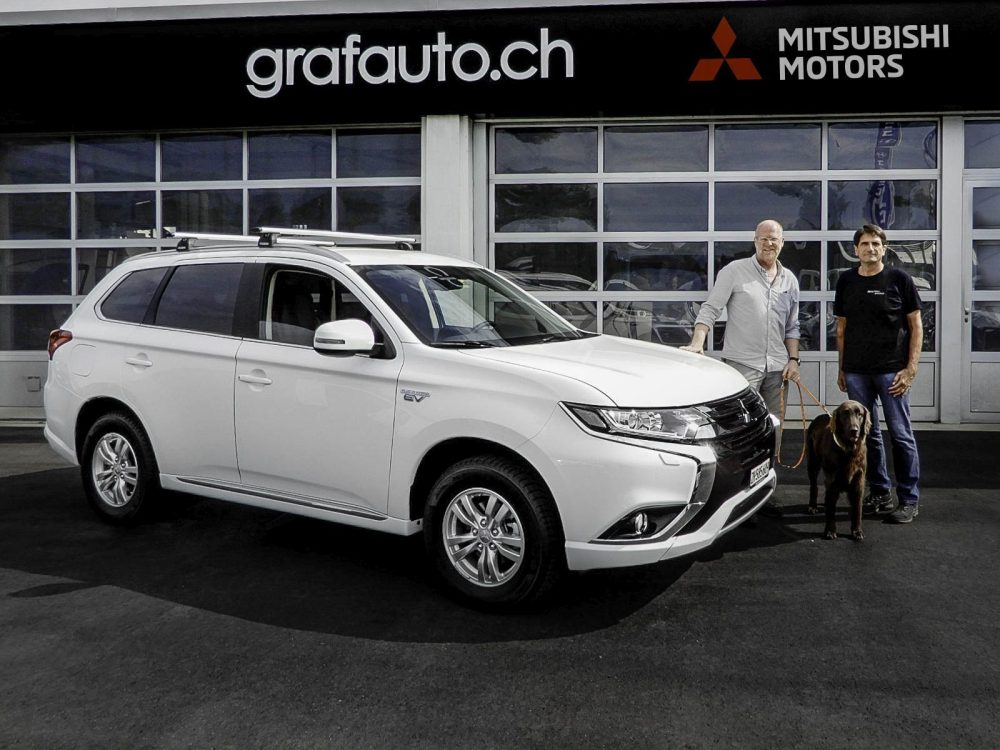 Damian Wyrsch Förster Stadt Adliswil Daniel Föllmi Karl Graf Automobile AG Mitsubishi Outlander PHEV TIR transNews