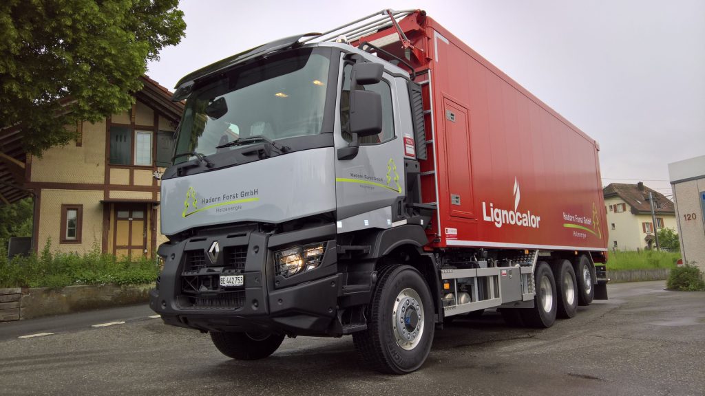 Renault C 460 P8×4 Hadorn Forst GmbH TIR transNews