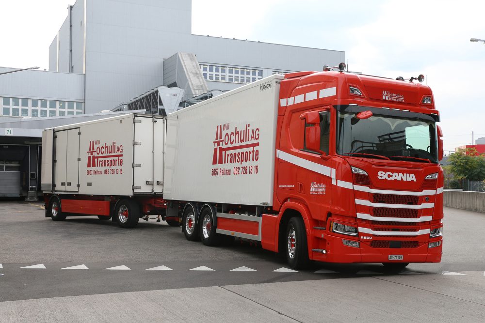 Scania R500 B 6×2*4 Willi Hochuli AG TIR transNews
