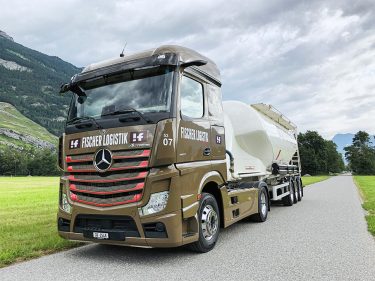 Hans Fischer Logistic Mercedes-Benz Actros TIR transNews