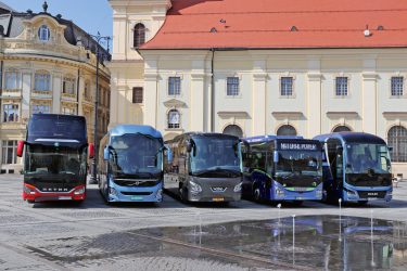Testbusse des Coach Euro Test CET TIR transNews