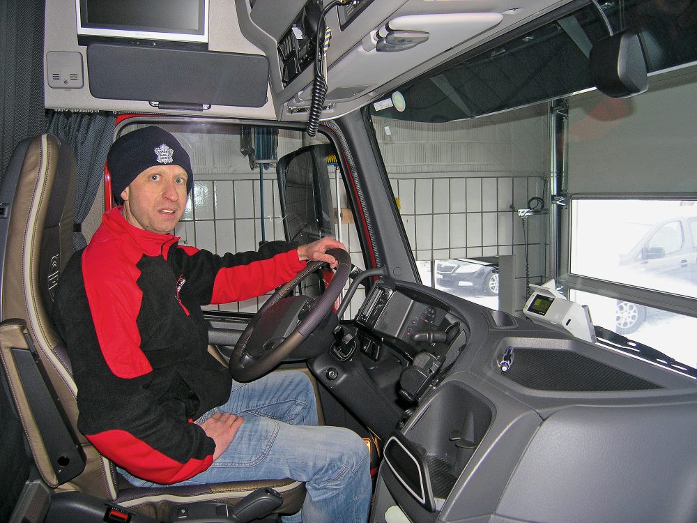 Menschen im TIR 2010 Patrick Rodighiero TIR transNews
