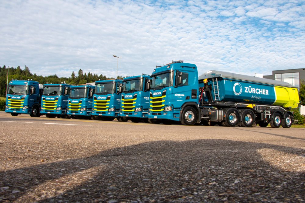 Zürcher Kies und Transport AG Scania TIR transNews