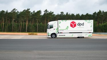 Weltrekord Continental Futuricum DPD TIR transNews