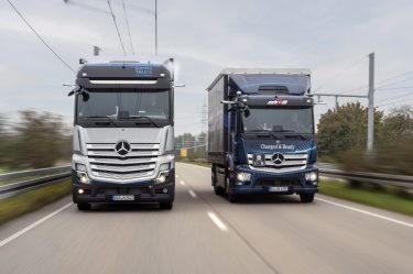 Daimler Truck Brennstoffzellen-LKW GenH2 TIR transNews