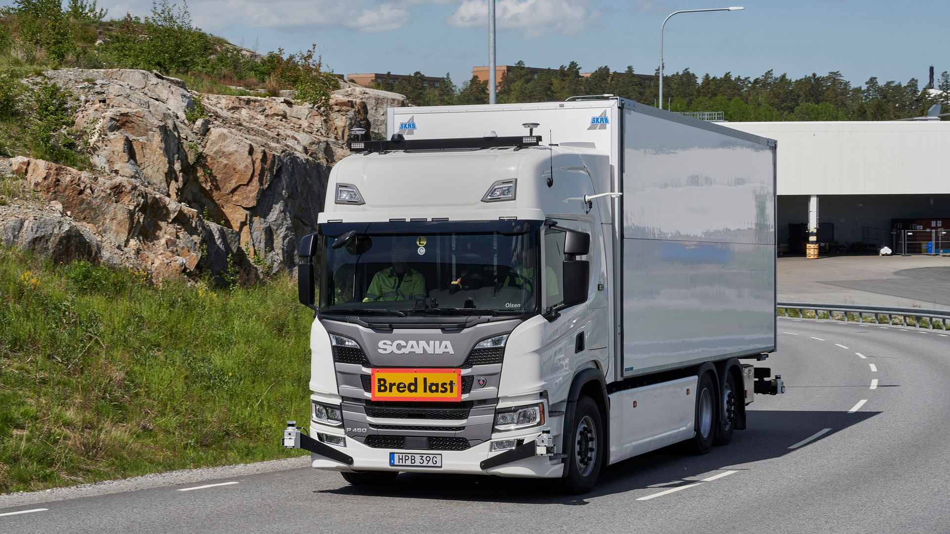 Hub-Lösung Area 152 Autonomer Scania TIR transNews