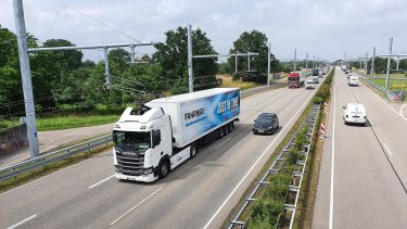 E-Strasse Deutschland Scania TIR transNews