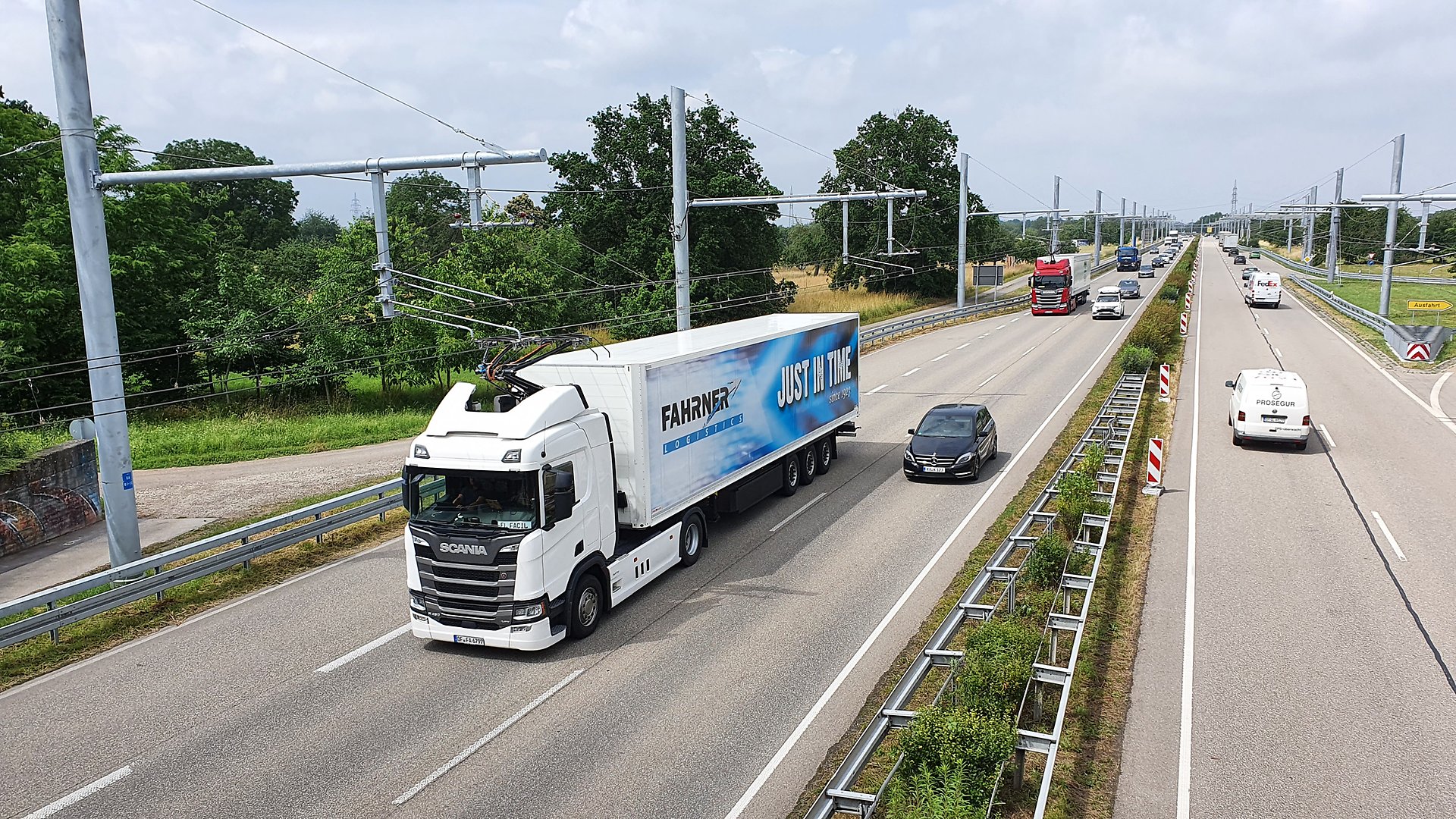 E-Strasse Deutschland Scania TIR transNews