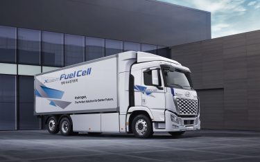Wasserstoff-LKW von Hyundai Xcient Fuel Cell TIR transNews