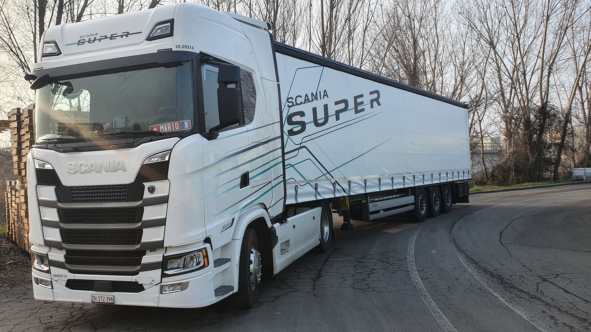 Verbrauchsreduktion Sidler Scania Super Test Beitragsbild TIR transNews