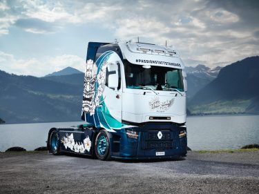 Show-Truck Big Wave Thomann Nutzfahrzeuge TIR transNews