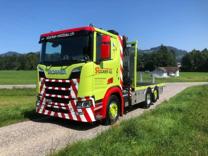 Stocker AG Scania 650S TIR transNews