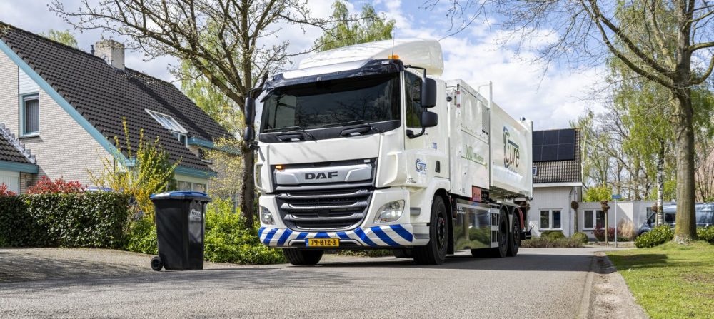 14 vollelektrische DAF CF für Abfallsammlung TIR transNews