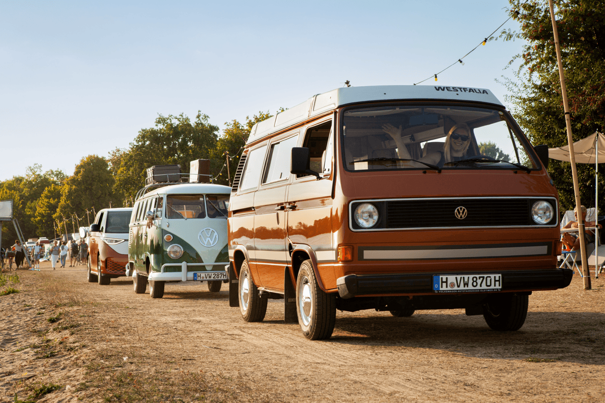 T1 bis zum ID VW Bus Festival 2023 TIR transNews