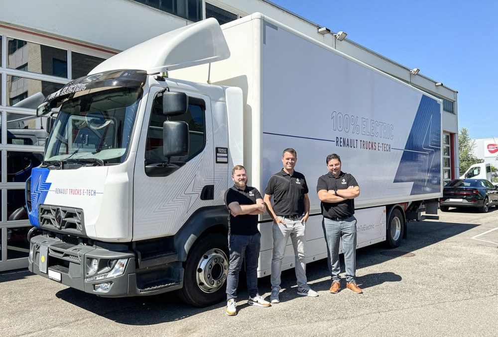 E-Mobility-Team Renault Trucks Schweiz TIR transNews