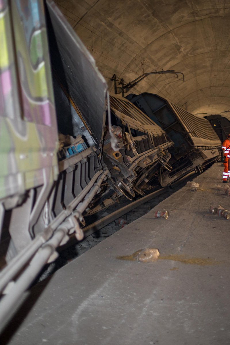 Entgleisung Güterzug Gotthard Basistunnel TIR transNews