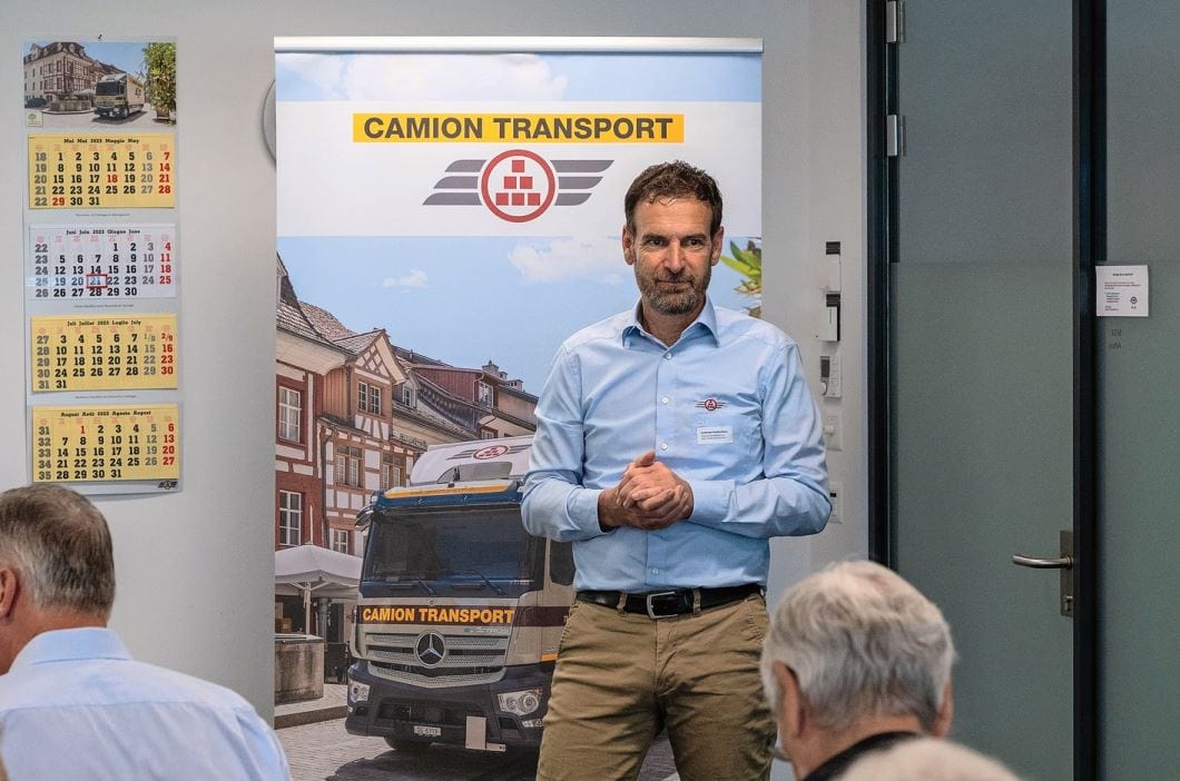 Andreas Hollenstein, Leiter Infrastruktur und Umwelt, Camion Transport: «Bis 2035 wollen wir unsere eigenen Gebäude klimaneutral betreiben.»