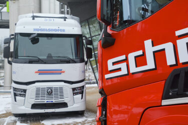 Renault Trucks E-Tech T Hugelshofer und Schöni TIR transNews