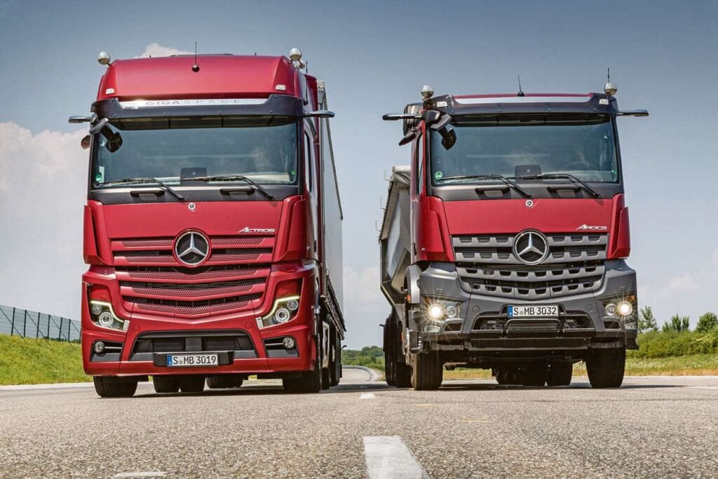 Mercedes-Benz ACtros Arocs TIR transNews