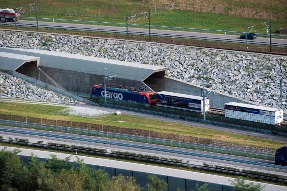 Schienengüterverkehr Gotthard Basistunnel TIR transNews