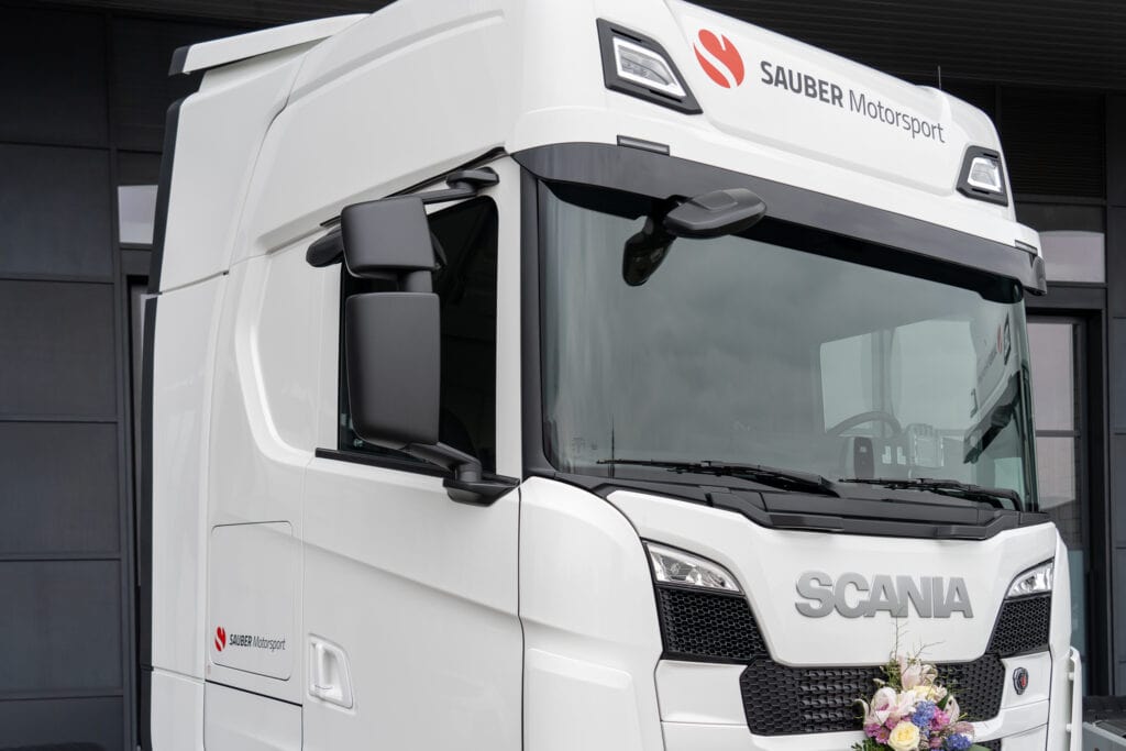 Scania Sauber TIR transNews