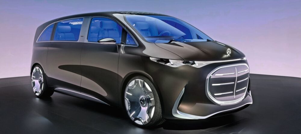 Der Vision V ist eine luxuriöse und sportlich elegante Chauffeur-Limousine, die in eine völlig neue Welt des Komforts eintauchen lässt.
