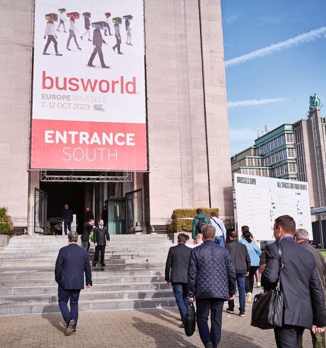 2023 zählte die Busworld Europe 40 120 Besuchende aus 111 Ländern.