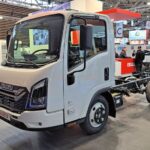 Der 3,5-t-Kleinlaster Isuzu M21 TT (120 PS, 320 Nm) erfüllt in seiner 2. Generation die aktuellen Sicherheitsnormen.