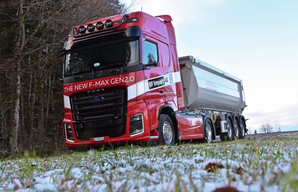 Die kurvige Bergstrasse von Kaltbrunn nach Ricken meistert der Ford F-Max souverän.