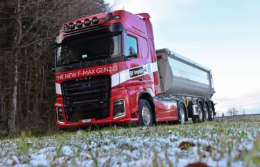 Die kurvige Bergstrasse von Kaltbrunn nach Ricken meistert der Ford F-Max souverän.