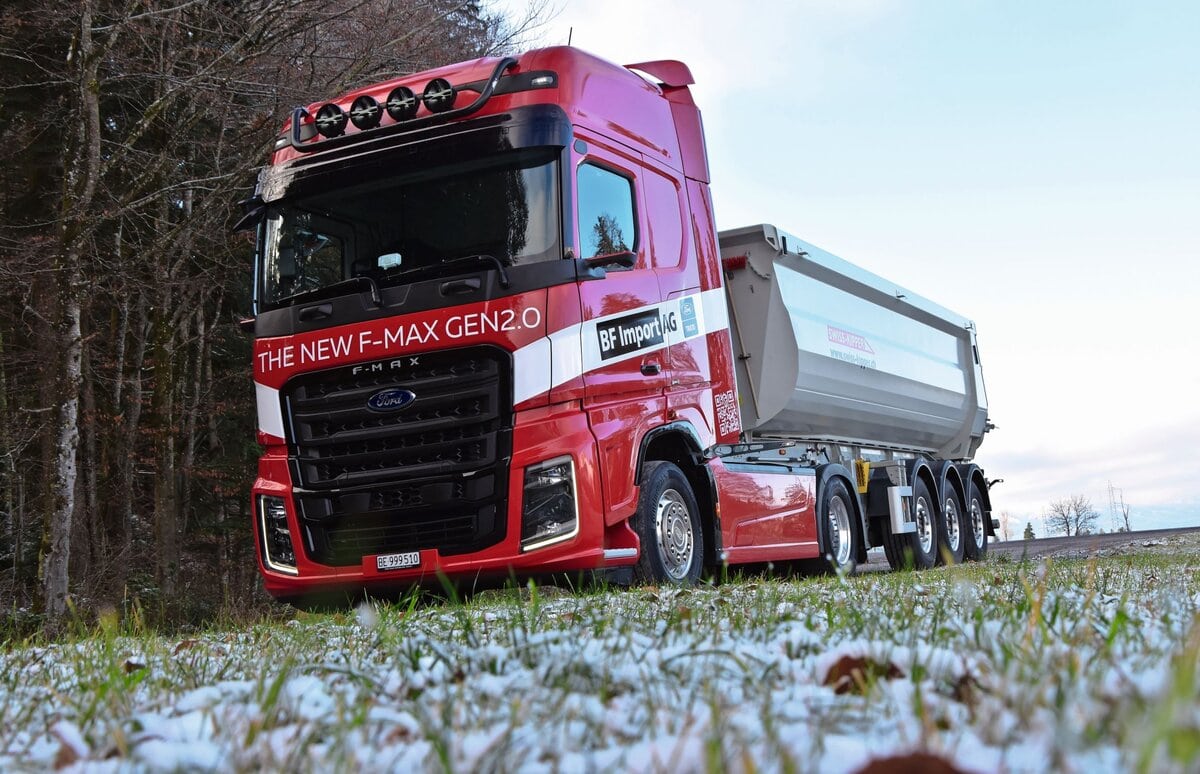 Die kurvige Bergstrasse von Kaltbrunn nach Ricken meistert der Ford F-Max souverän.