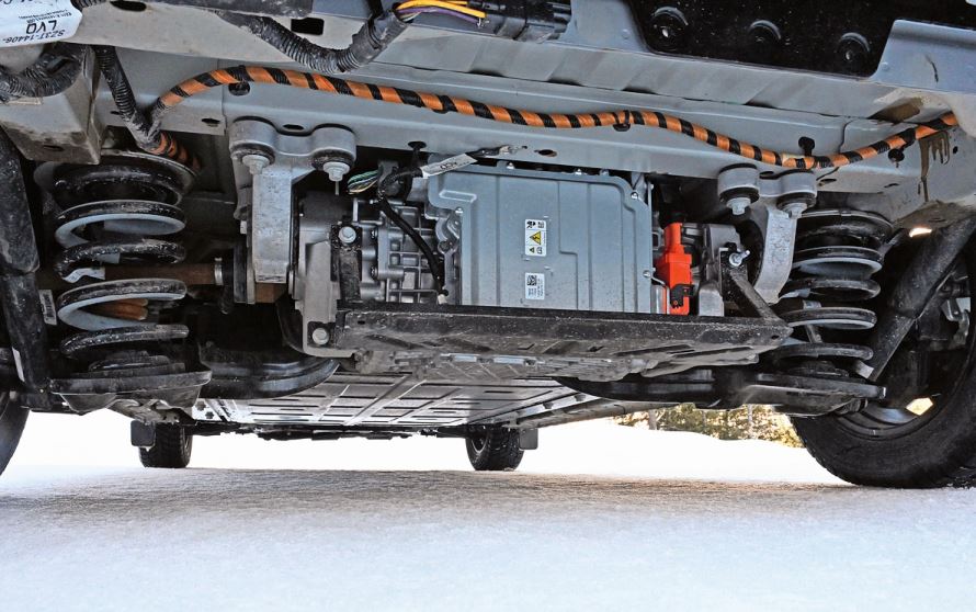 Das Herzstück des neuen AWD-Systems ,ist eine zusätzliche elektrische Antriebseinheit an der Vorderachse.
