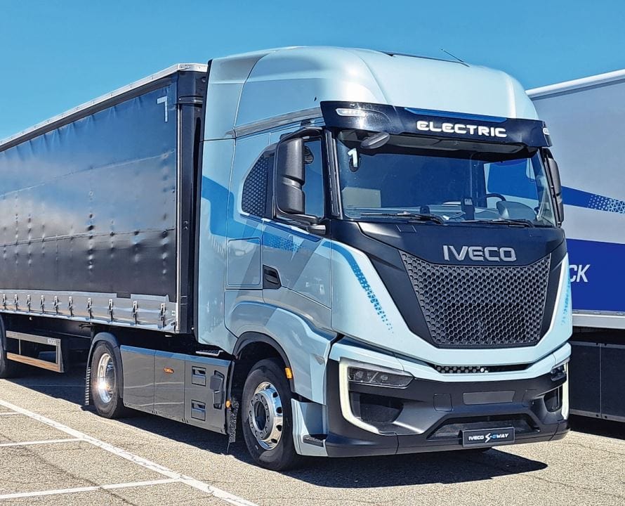Star der Show – oder einer davon – war die Sattelzugmaschine S-eWay Artic mit aerodynamisch optimierter Kabine.