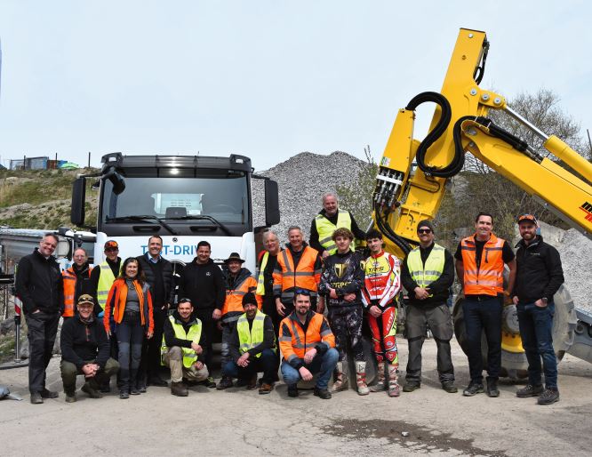 Organisiert wurde der Fahrevent in der Kiesgrube vom Merbag Team Uetendorf.