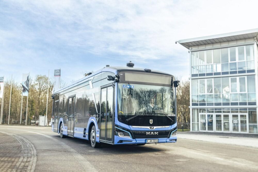 MAN testet automatisierten eBus für Münchner Stadtverkehr. Quelle: zvg