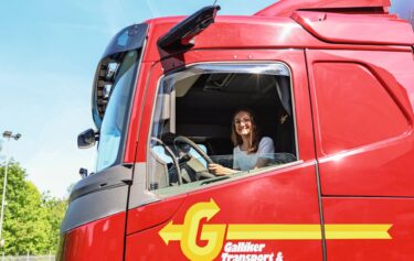 Einmal selbst am Steuer eines Lkw ein paar Meter zurücklegen: Am Galliker Junior Day ging dieser Traum in Erfüllung.