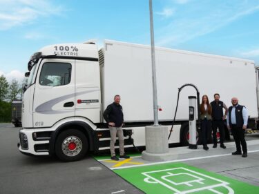 Lidl elektrifiziert Lieferflotte mit 12 neuen Ladepunkten. Quelle: zvg