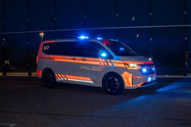 Neues Polizei-Einsatzfahrzeug Caravelle TDI 4MOTION. Quelle: zvg