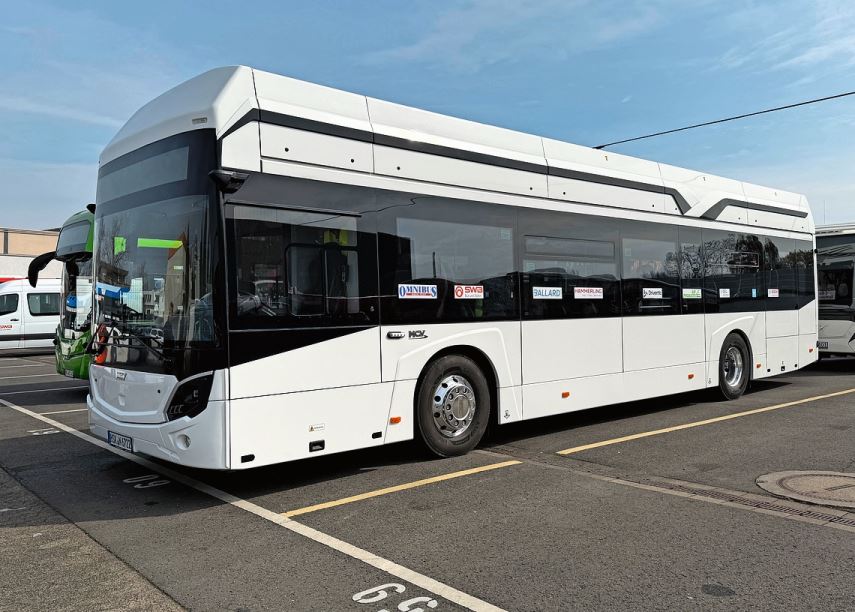 Der MCV C 127 FC LE aus Ägypten wird durch ein Wasserstoff-Brennstoffzellensystem von Driventic angetrieben.
