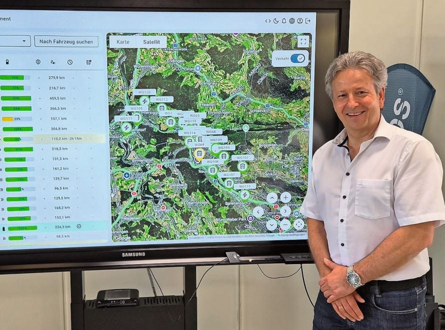 Armin Brommersberger, Sinos GmbH, zeigte das Lade- und Lastmanagement LLMS am Beispiel der RVBW.