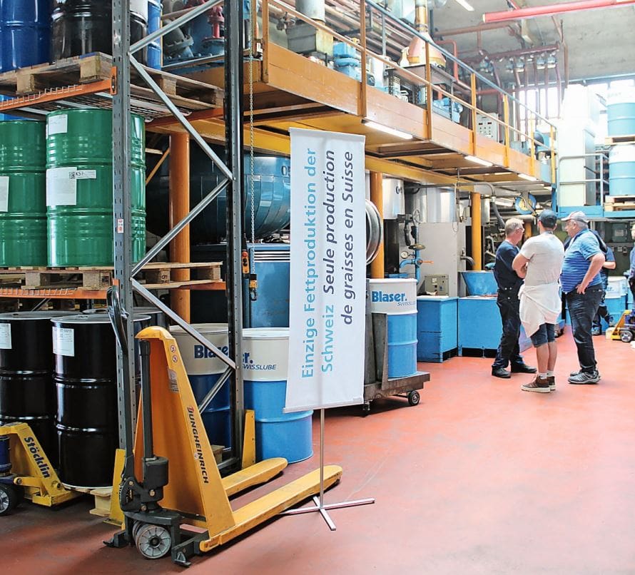 Blaser Swisslube verfügt über die einzige Fettfabrik der Schweiz.