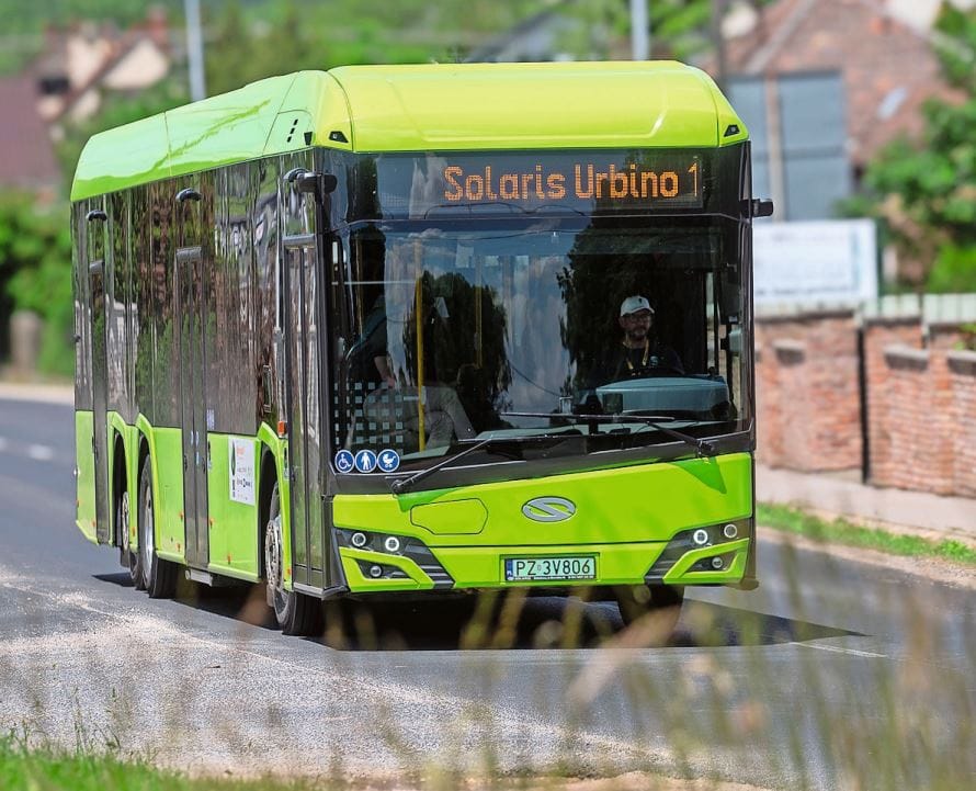 Solaris Urbino 15 LE electric: Über die Plattform Solaris Connect kann das Fahrzeug in Echtzeit überwacht werden.