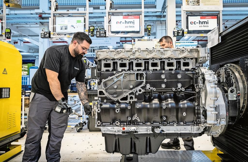 Der in Nürnberg gefertigte, hocheffiziente 13-Liter-Dieselmotor MAN D30 ist voraussichtlich der letzte seiner Art.