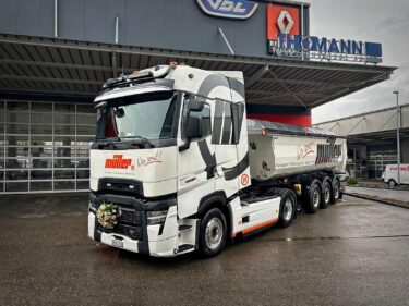 Max Müller AG ergänzt Fuhrpark mit neuem Renault Truck. Quelle: zvg